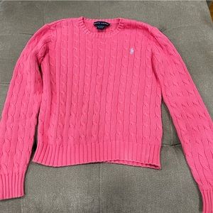 Polo Ralph Lauren Women’s Cable Knit Crew Sweater